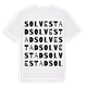 White t-shirt med Solvestad ordlek t-shirt