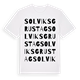 Solviks grustag ordlek t-shirt