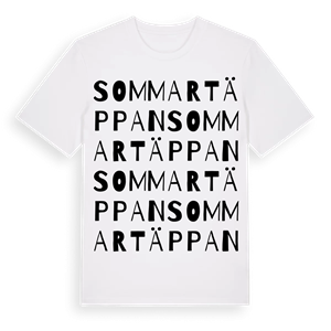 Sommartäppan ordlek t-shirt – ekologisk bomull t-shirt från Pinshirt