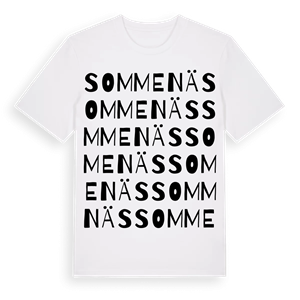 Sommenäs ordlek t-shirt – ekologisk bomull t-shirt från Pinshirt