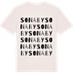 Vintage White t-shirt med Sonaby ordlek t-shirt