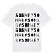Sonaby ordlek t-shirt