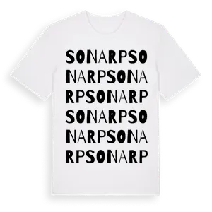 Sonarp ordlek t-shirt – ekologisk bomull t-shirt från Pinshirt