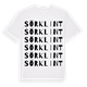 Sör klint ordlek t-shirt