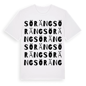 Söräng ordlek t-shirt – ekologisk bomull t-shirt från Pinshirt