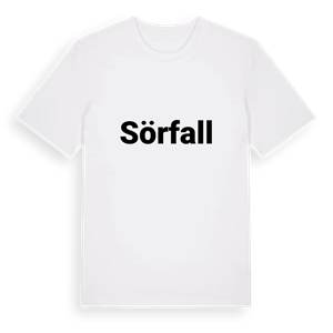 Sörfall fetstil t-shirt – ekologisk bomull t-shirt från PinShirt