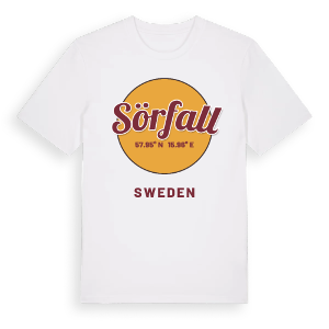 Sörfall cirkel t-shirt – ekologisk bomull t-shirt från Pinshirt