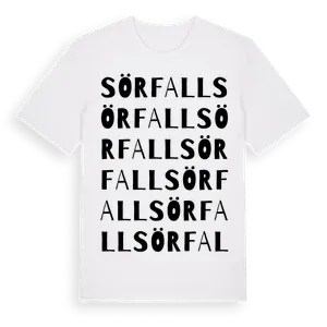 Sörfall ordlek t-shirt – ekologisk bomull t-shirt från Pinshirt