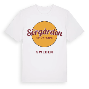 Sörgården cirkel t-shirt – ekologisk bomull t-shirt från Pinshirt