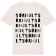 Vintage White t-shirt med Sörhult ordlek t-shirt
