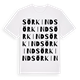 Sörkind ordlek t-shirt
