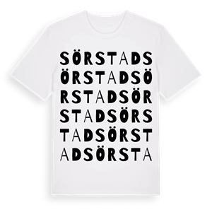Sörstad ordlek t-shirt – ekologisk bomull t-shirt från Pinshirt
