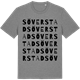 Mid Heather Gray t-shirt med Söverstad ordlek t-shirt