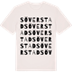 Vintage White t-shirt med Söverstad ordlek t-shirt