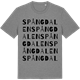 Mid Heather Gray t-shirt med Spångdalen ordlek t-shirt