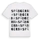 Spängerna ordlek t-shirt