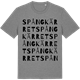 Mid Heather Gray t-shirt med Spångkärret ordlek t-shirt
