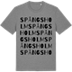 Mid Heather Gray t-shirt med Spångsholm ordlek t-shirt