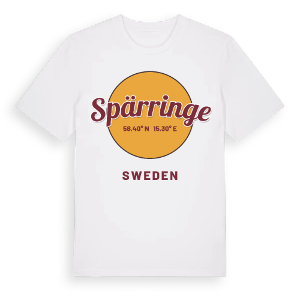 Spärringe cirkel t-shirt – ekologisk bomull t-shirt från Pinshirt