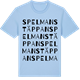 Blue Soul t-shirt med Spelmanstäppan ordlek t-shirt