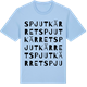 Blue Soul t-shirt med Spjutkärret ordlek t-shirt