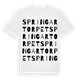 Springartorpet ordlek t-shirt