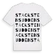 Stackstensudden ordlek t-shirt