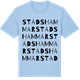 Blue Soul t-shirt med Stadshammar ordlek t-shirt