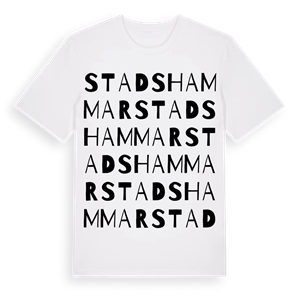 Stadshammar ordlek t-shirt – ekologisk bomull t-shirt från Pinshirt