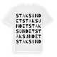 Staksundet ordlek t-shirt
