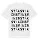 White t-shirt med Stäksviken ordlek t-shirt