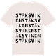 Vintage White t-shirt med Stäksviken ordlek t-shirt