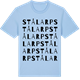 Blue Soul t-shirt med Stålarp ordlek t-shirt