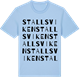 Blue Soul t-shirt med Stallsviken ordlek t-shirt
