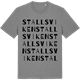 Mid Heather Gray t-shirt med Stallsviken ordlek t-shirt