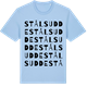 Blue Soul t-shirt med Ståls udde ordlek t-shirt