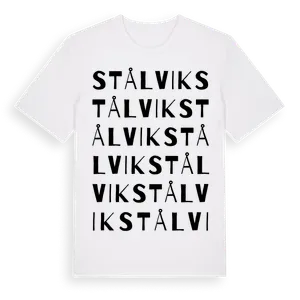 Stålvik ordlek t-shirt – ekologisk bomull t-shirt från Pinshirt