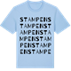 Blue Soul t-shirt med Stampen ordlek t-shirt