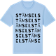 Blue Soul t-shirt med Stämsel ordlek t-shirt