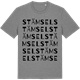 Mid Heather Gray t-shirt med Stämsel ordlek t-shirt