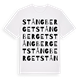 White t-shirt med Stångberget ordlek t-shirt