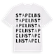 Stapeln ordlek t-shirt