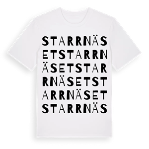Starrnäset ordlek t-shirt – ekologisk bomull t-shirt från Pinshirt