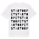 Startorpet ordlek t-shirt