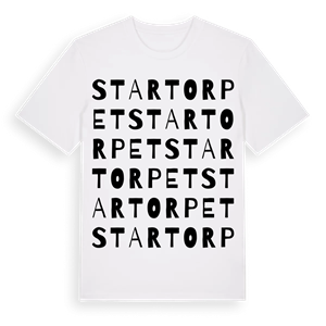 Startorpet ordlek t-shirt – ekologisk bomull t-shirt från Pinshirt