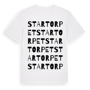 Startorpet ordlek t-shirt – ekologisk bomull t-shirt från Pinshirt