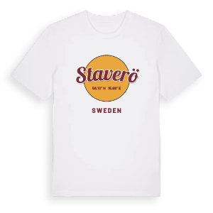 Staverö cirkel t-shirt – ekologisk bomull t-shirt från PinShirt