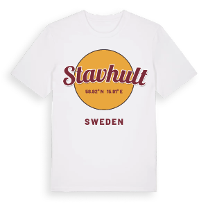 Stavhult cirkel t-shirt – ekologisk bomull t-shirt från Pinshirt