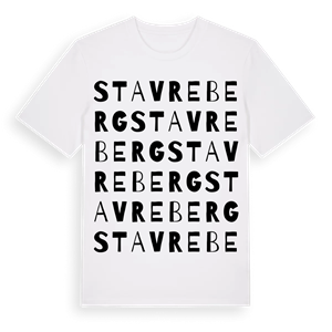 Stavreberg ordlek t-shirt – ekologisk bomull t-shirt från Pinshirt