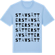 Blue Soul t-shirt med Stavsätter ordlek t-shirt